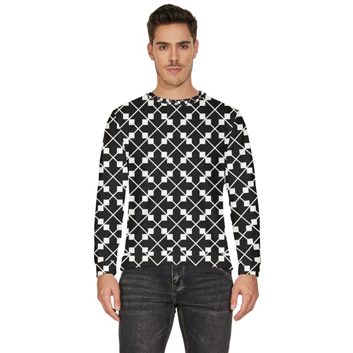 Abstract-black Men s Fleece Sweatshirt