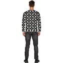 Abstract-black Men s Fleece Sweatshirt View4