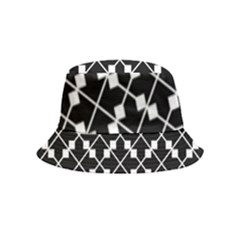 Abstract-black Inside Out Bucket Hat (kids)