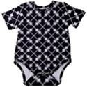 Abstract-black Baby Short Sleeve Onesie Bodysuit View1