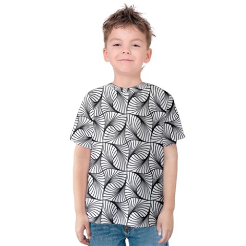 Abstract-gray Kids  Cotton Tee by nateshop