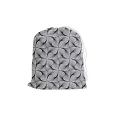 Abstract-gray Drawstring Pouch (medium) by nateshop