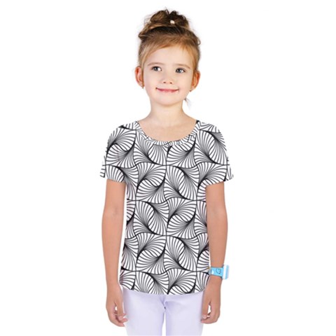 Abstract-gray Kids  One Piece Tee by nateshop