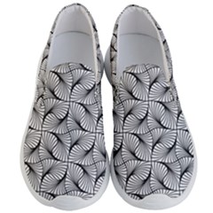 Abstract-gray Men s Lightweight Slip Ons by nateshop