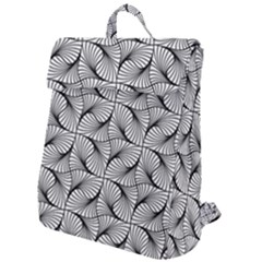 Abstract-gray Flap Top Backpack by nateshop