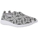 Abstract-gray Men s Slip On Sneakers View3