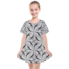 Abstract-gray Kids  Smock Dress by nateshop