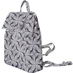 Abstract-gray Buckle Everyday Backpack by nateshop