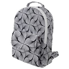 Abstract-gray Flap Pocket Backpack (small) by nateshop