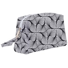 Abstract-gray Wristlet Pouch Bag (large) by nateshop