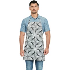 Abstract-gray Kitchen Apron