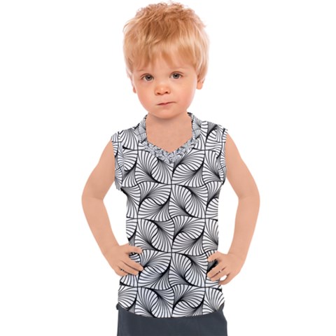 Abstract-gray Kids  Sport Tank Top by nateshop