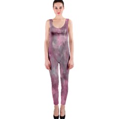 Abstract-pink One Piece Catsuit by nateshop