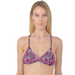 Abstract-pink Reversible Tri Bikini Top by nateshop