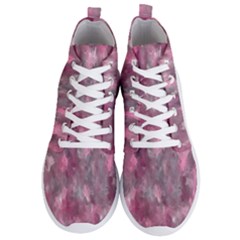 Abstract-pink Men s Lightweight High Top Sneakers by nateshop