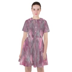 Abstract-pink Sailor Dress by nateshop