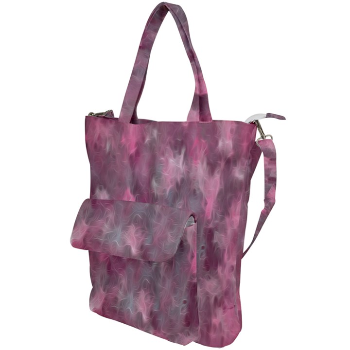 Abstract-pink Shoulder Tote Bag