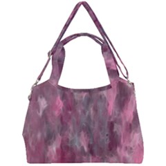 Abstract-pink Double Compartment Shoulder Bag by nateshop