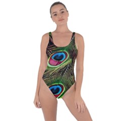 Peacock-feathers-color-plumage Bring Sexy Back Swimsuit by Celenk