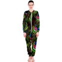 Peacock-feathers-color-plumage OnePiece Jumpsuit (Ladies) View1