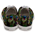 Peacock-feathers-color-plumage Men s Low Top Canvas Sneakers View4