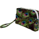 Peacock-feathers-color-plumage Wristlet Pouch Bag (Small) View1