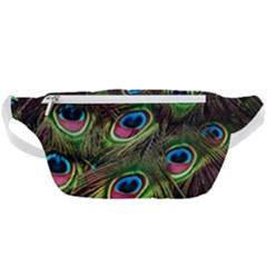 Peacock-feathers-color-plumage Waist Bag  by Celenk