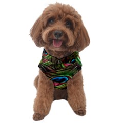 Peacock-feathers-color-plumage Dog Sweater by Celenk