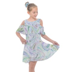 Background-design Kids  Shoulder Cutout Chiffon Dress by nateshop