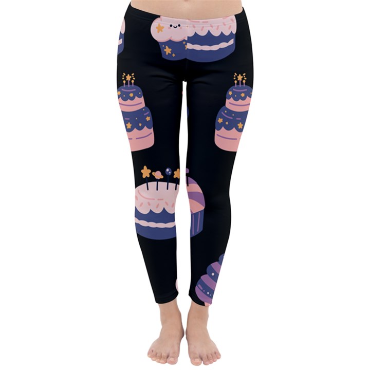 Birthday-cake Classic Winter Leggings