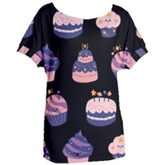 Birthday-cake Women s Oversized Tee