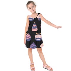 Birthday-cake Kids  Sleeveless Dress by nateshop