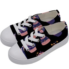 Birthday-cake Kids  Low Top Canvas Sneakers by nateshop