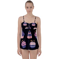 Birthday-cake Babydoll Tankini Set by nateshop