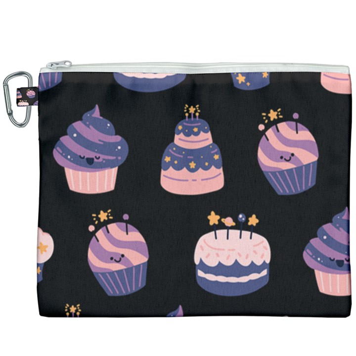 Birthday-cake Canvas Cosmetic Bag (XXXL)