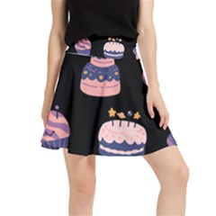 Birthday-cake Waistband Skirt by nateshop