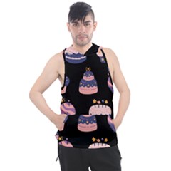 Birthday-cake Men s Sleeveless Hoodie