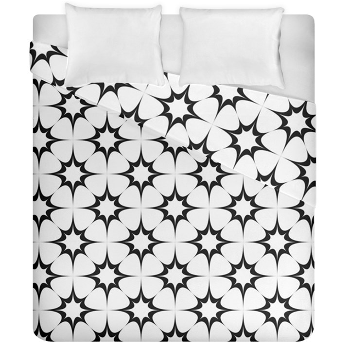 Black-white Duvet Cover Double Side (California King Size)