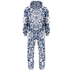 Blue-design Hooded Jumpsuit (men) by nateshop