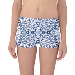 Blue-design Boyleg Bikini Bottoms by nateshop