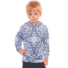 Blue-design Kids  Hooded Pullover by nateshop