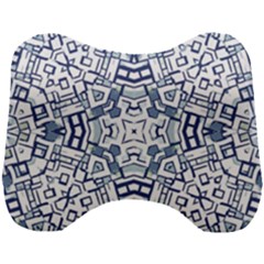 Blue-design Head Support Cushion