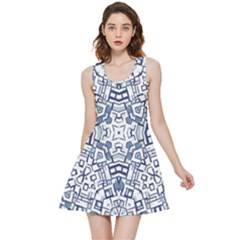 Blue-design Inside Out Reversible Sleeveless Dress by nateshop