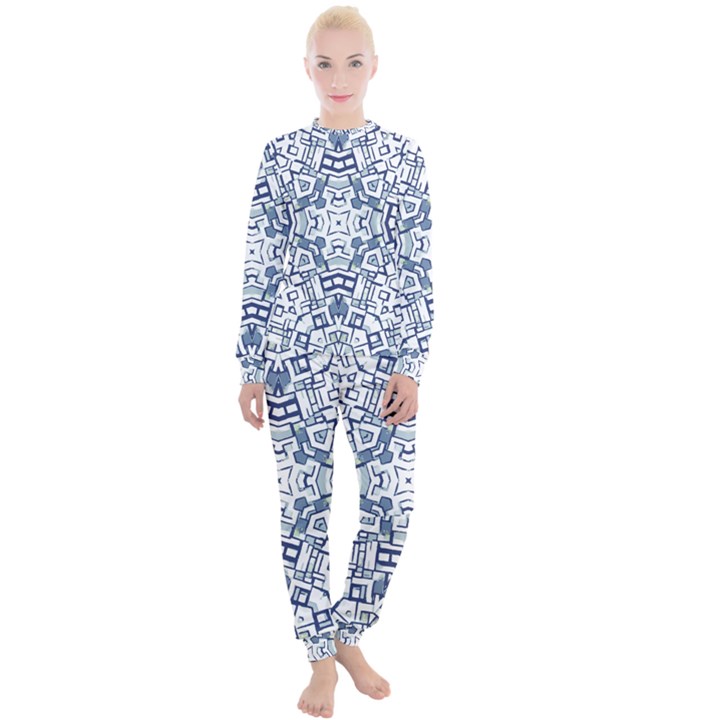 Blue-design Women s Lounge Set