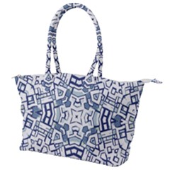 Blue-design Canvas Shoulder Bag by nateshop