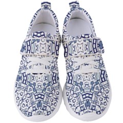 Blue-design Women s Velcro Strap Shoes by nateshop