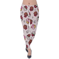 Cake-birthday Velvet Leggings by nateshop