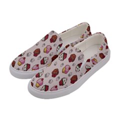 Cake-birthday Women s Canvas Slip Ons by nateshop