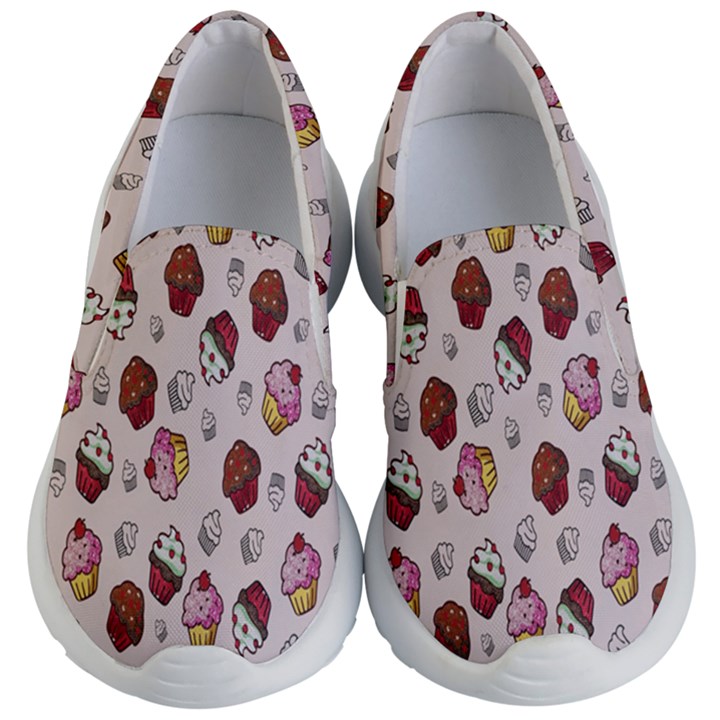 Cake-birthday Kids Lightweight Slip Ons