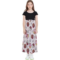 Cake-birthday Kids  Flared Maxi Skirt by nateshop